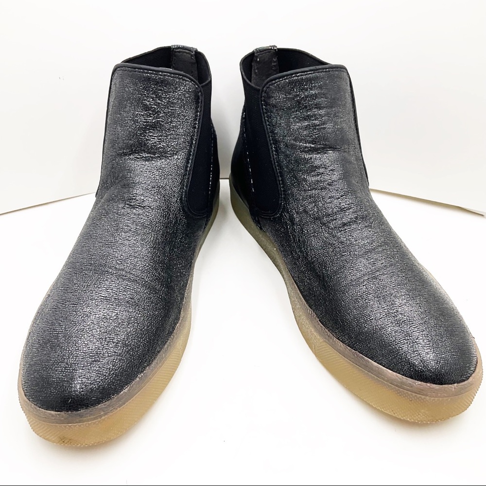 {Sam Edelman} Margot Chelsea Metallic Sneaker Boots - Picture 1 of 16